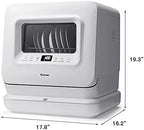 Portable Countertop Dishwasher, with 7.5L Openable Water Tank