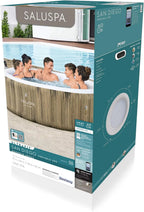 Inflatable Hot Tub Spa (71" x 26") | Portable Hot Tub with 2 Covers (1 Energy-Efficient Thermal Cover and 1 Standard Cover) | Fits Up to 2-4 Persons | Black