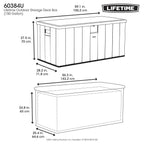 568 Litre Modern Outdoor Storage Deck Box