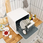 Portable Countertop Dishwasher, with 7.5L Openable Water Tank