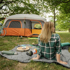 Straight Wall Cabin Tents | 10 Person / 11 Person / 12 Person Large Multi Room Family Tents for Car Camping & Outdoor Adventures