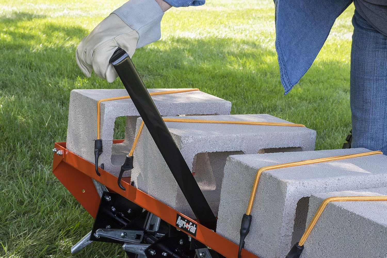 18" x 48" Tow Behind Poly Lawn Roller 550 lbs Weight with Water, Poly Drum and Steel Frame, with Plug. Designed for Lawn and Garden Tractors