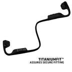 Titanium Bone Conduction Wireless Bluetooth Headphones, Black
