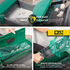 Automatic Litter Box (Self Cleaning Litter Box, Cat Litter Box with No Expensive Refills)