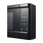 1.1 Cu. Ft. Sleek Black Digital Microwave - Effortless Touchpad Controls.