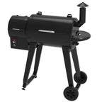Wood Pellet Grill & Smoker, 8-in-1 BBQ, Black, Digital Control, 459 sq. in. Cooking Area